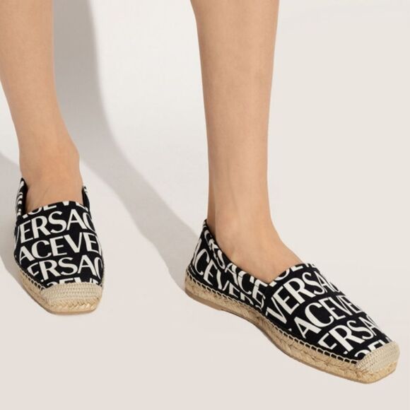 Versace Repeat Logo Espadrilles size 41 - Picture 2 of 13